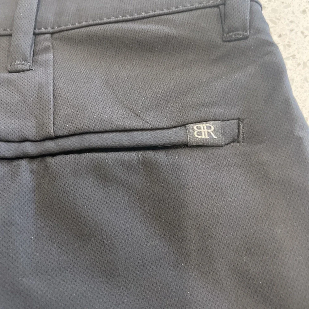 Banana Republic Pants Mens 32 True Black Flat Front Stretch Slim Core Temp NWT